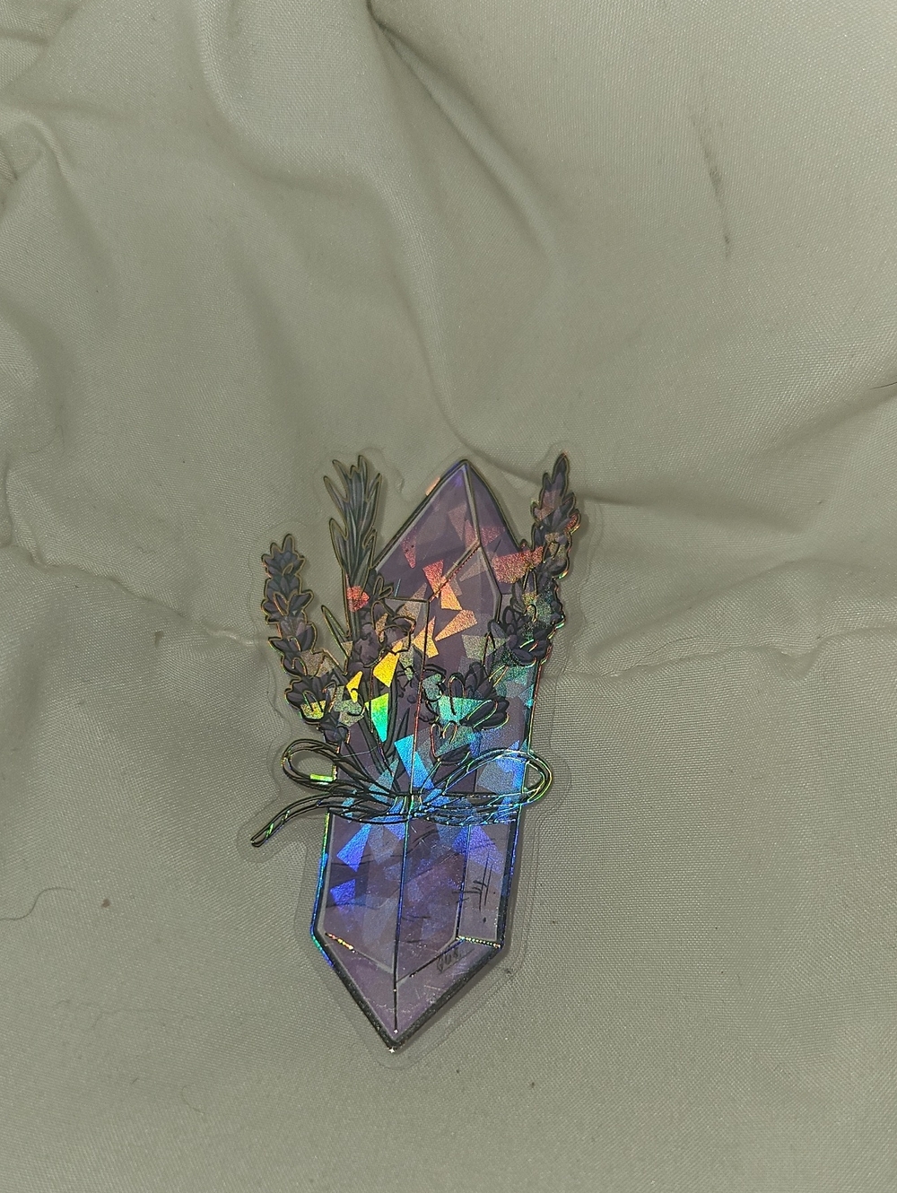 $1 ADD ON - Holographic Spiritual Crystals Sticker